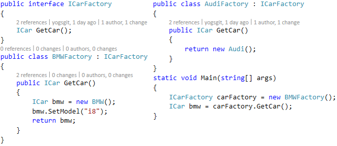 Factory Patterns in C# – Code, Design, etc.