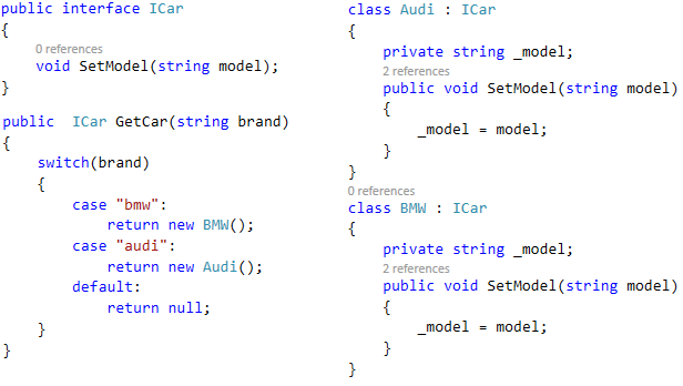 Factory Patterns in C# – Code, Design, etc.